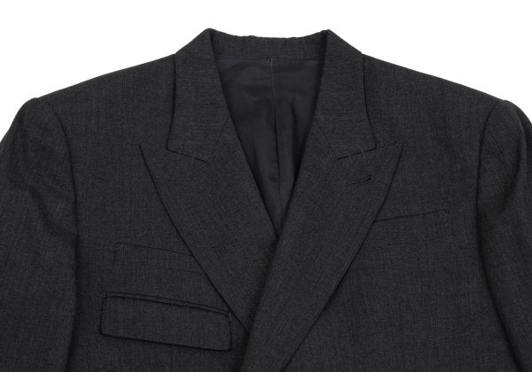 Jean Paul GAULTIER HOMME Wool Pocket Jacket Gray Size 48