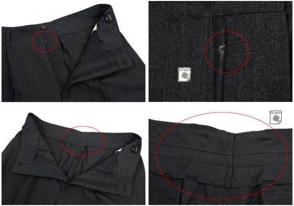 Jean Paul GAULTIER HOMME Wool Pocket Jacket Gray Size 48