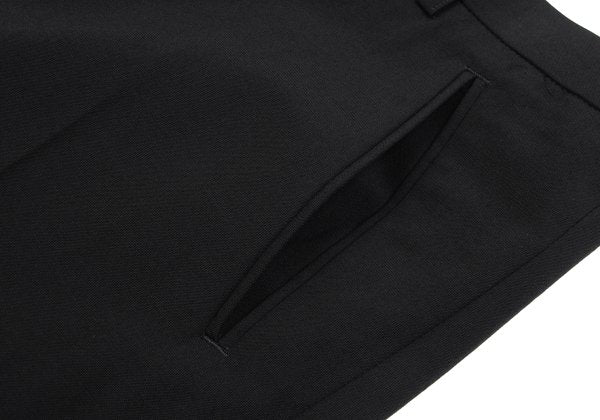 Jean Paul GAULTIER HOMME Wool Center Pants Black Size 50