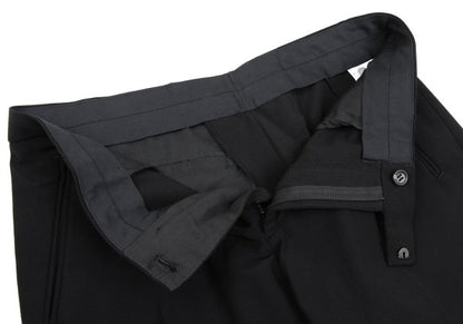 Jean Paul GAULTIER HOMME Wool Center Pants Black Size 50