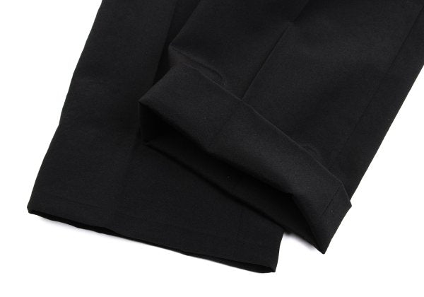 Jean Paul GAULTIER HOMME Wool Center Pants Black Size 50