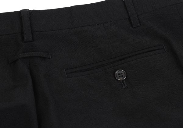 Jean Paul GAULTIER HOMME Wool Center Pants Black Size 50