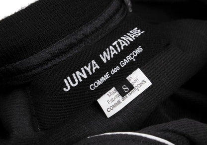 JUNYA WATANABE Metallic Faux Leather Jacket Silver Size S