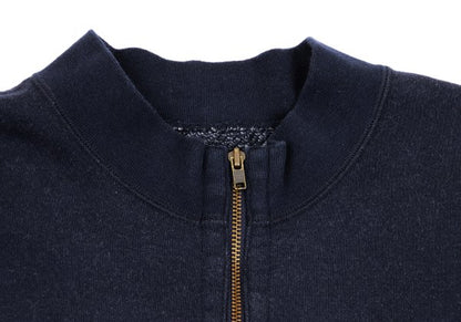 Papas Navy Cotton Half-Zip Sweatshirt Size 50L
