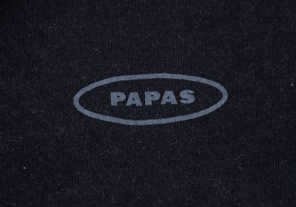 Papas Navy Cotton Half-Zip Sweatshirt Size 50L