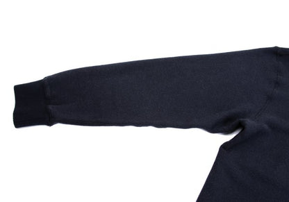 Papas Navy Cotton Half-Zip Sweatshirt Size 50L