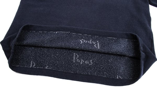 Papas Navy Cotton Half-Zip Sweatshirt Size 50L