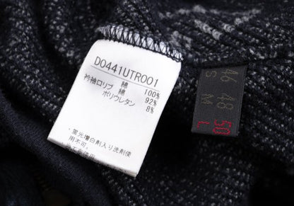 Papas Navy Cotton Half-Zip Sweatshirt Size 50L
