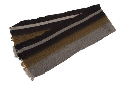 Plantation Cotton Gradient Scarf Brown