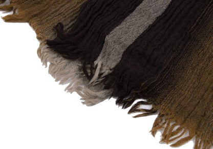 Plantation Cotton Gradient Scarf Brown