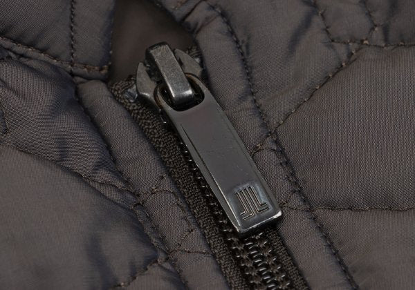 LANVIN collection Brown Hexagon Insulated Vest Size 48