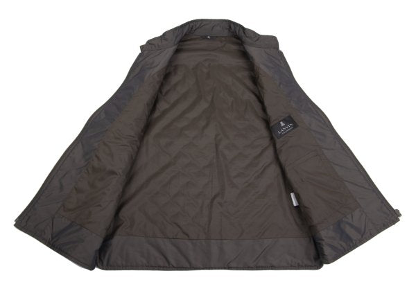 LANVIN collection Brown Hexagon Insulated Vest Size 48