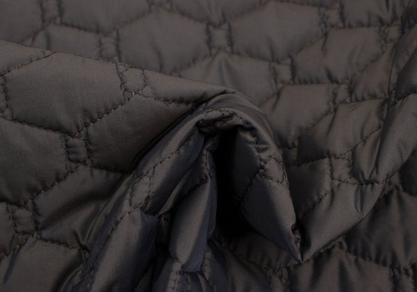 LANVIN collection Brown Hexagon Insulated Vest Size 48