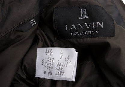 LANVIN collection Brown Hexagon Insulated Vest Size 48