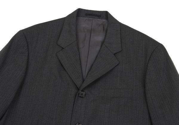 Y's for men Poly Wool 4-Button Jacket Gray Size S