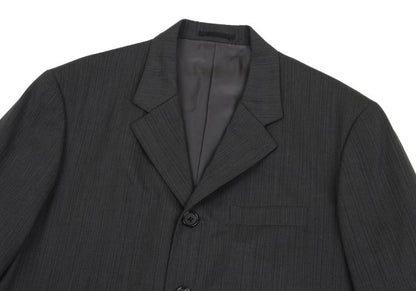 Y's for men Poly Wool 4-Button Jacket Gray Size S