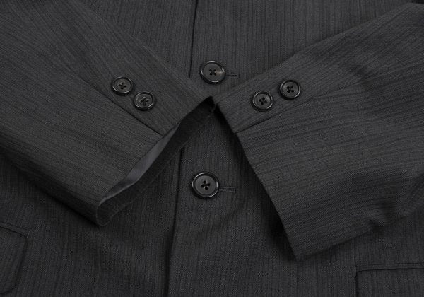 Y's for men Poly Wool 4-Button Jacket Gray Size S