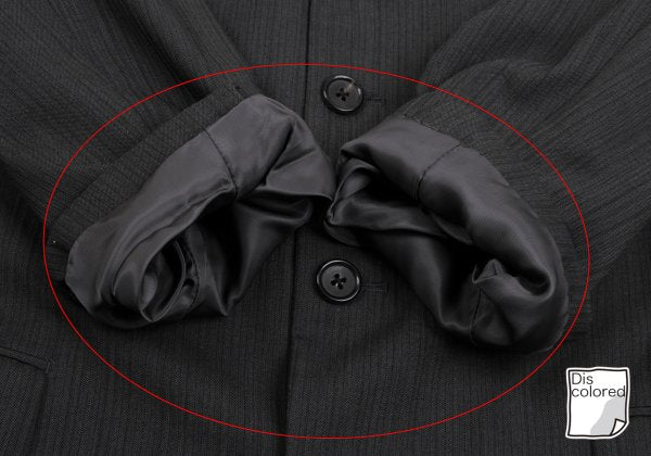 Y's for men Poly Wool 4-Button Jacket Gray Size S