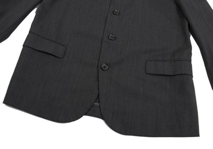 Y's for men Poly Wool 4-Button Jacket Gray Size S