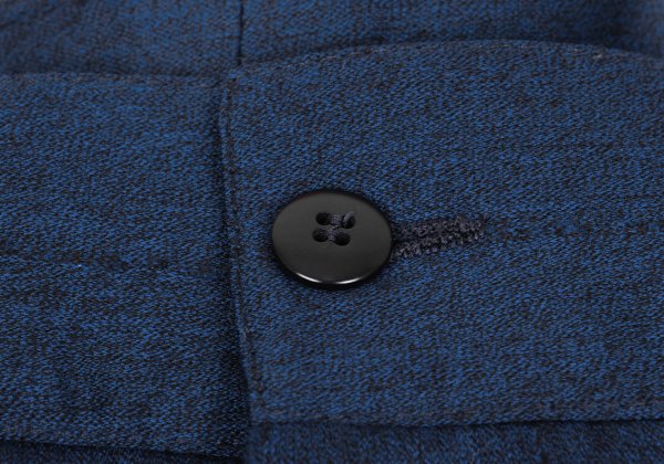 GIANNI VERSACE Blue Wool Blend Stripe 3-Pleat Pants Size 50