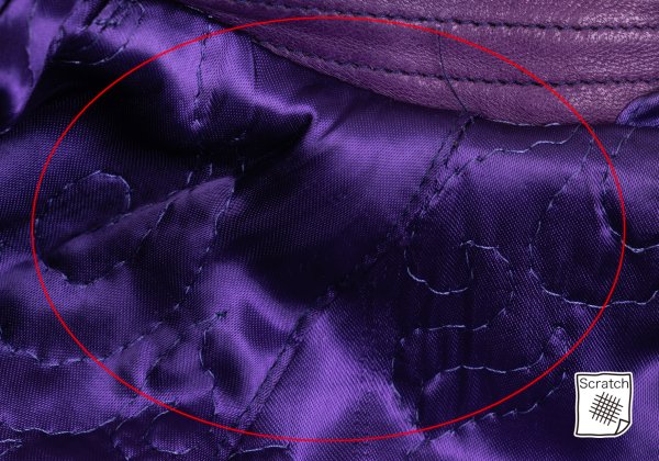 GIANNI VERSACE Cashmere Wool Fur Collar Jacket Purple Size L