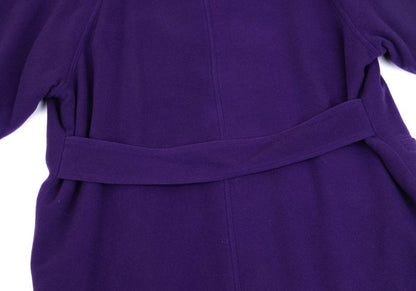 GIANNI VERSACE Cashmere Wool Fur Collar Jacket Purple Size L