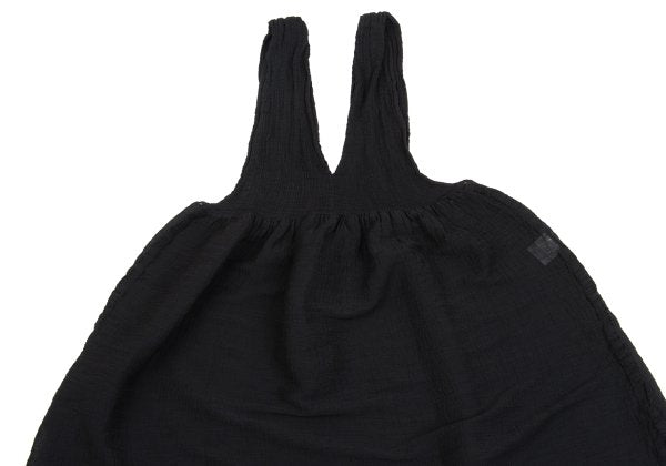 ISSEY MIYAKE me Sheer Sleeveless Tunic Black Blouse Size F