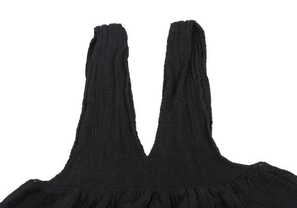 ISSEY MIYAKE me Sheer Sleeveless Tunic Black Blouse Size F