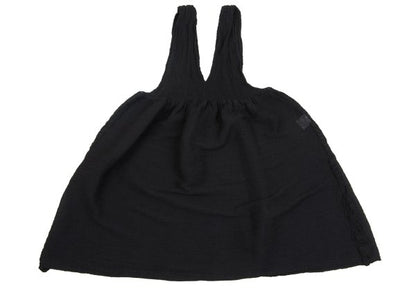 ISSEY MIYAKE me Sheer Sleeveless Tunic Black Blouse Size F