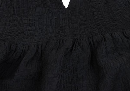 ISSEY MIYAKE me Sheer Sleeveless Tunic Black Blouse Size F