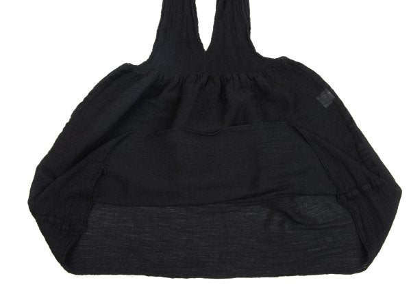 ISSEY MIYAKE me Sheer Sleeveless Tunic Black Blouse Size F