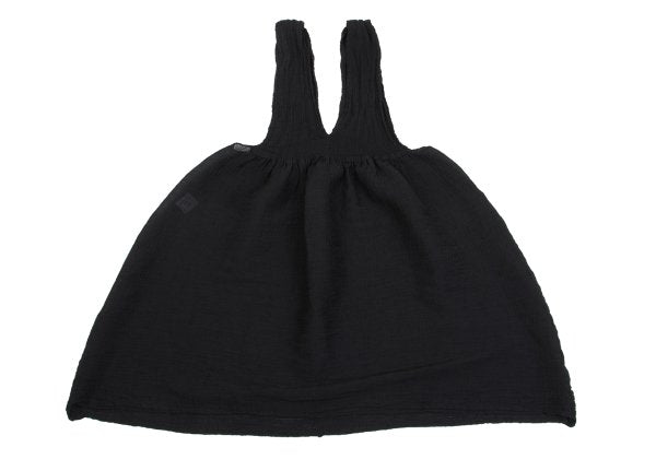 ISSEY MIYAKE me Sheer Sleeveless Tunic Black Blouse Size F