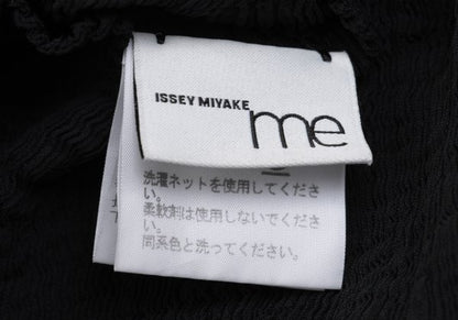 ISSEY MIYAKE me Sheer Sleeveless Tunic Black Blouse Size F