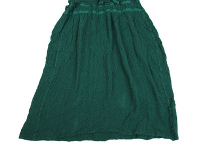 ISSEY MIYAKE me Cauliflower Neck Cord Dress Green Size F