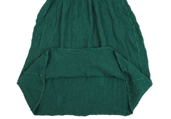 ISSEY MIYAKE me Cauliflower Neck Cord Dress Green Size F