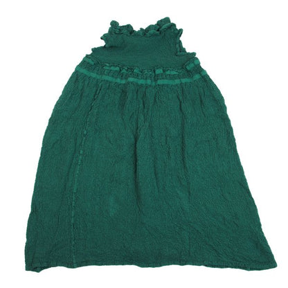 ISSEY MIYAKE me Cauliflower Neck Cord Dress Green Size F