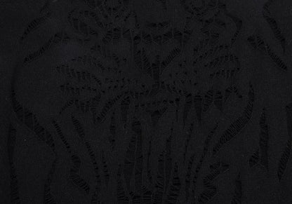 KRIZIA MAGLIA Lace Knit Cardigan Black Size 44