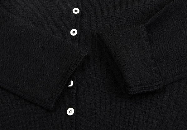 KRIZIA MAGLIA Lace Knit Cardigan Black Size 44