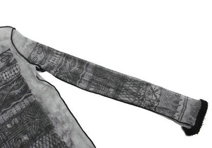 Jean Paul GAULTIER HOMME Powernet Graphic Shirt Gray Size 48