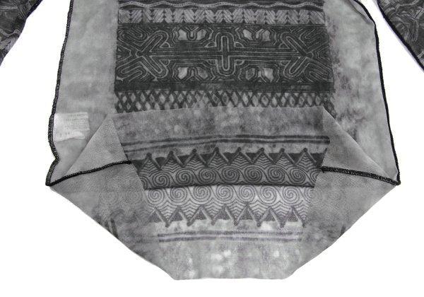 Jean Paul GAULTIER HOMME Powernet Graphic Shirt Gray Size 48