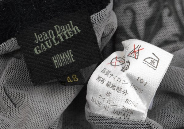 Jean Paul GAULTIER HOMME Powernet Graphic Shirt Gray Size 48