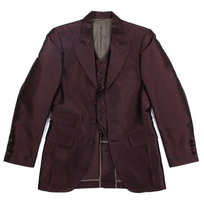 Jean Paul GAULTIER HOMME Poly Blend Jacket Wine Size 48