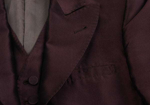Jean Paul GAULTIER HOMME Poly Blend Jacket Wine Size 48