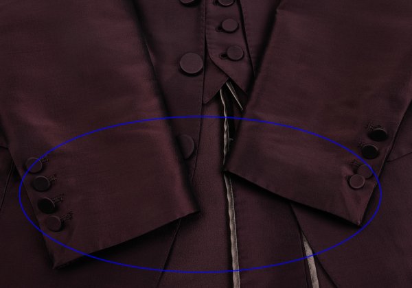 Jean Paul GAULTIER HOMME Poly Blend Jacket Wine Size 48