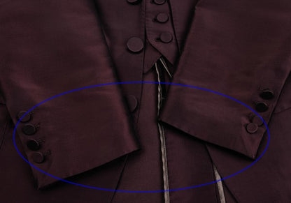 Jean Paul GAULTIER HOMME Poly Blend Jacket Wine Size 48