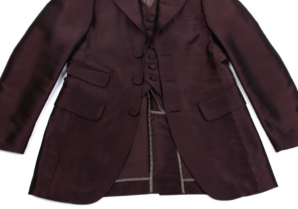 Jean Paul GAULTIER HOMME Poly Blend Jacket Wine Size 48