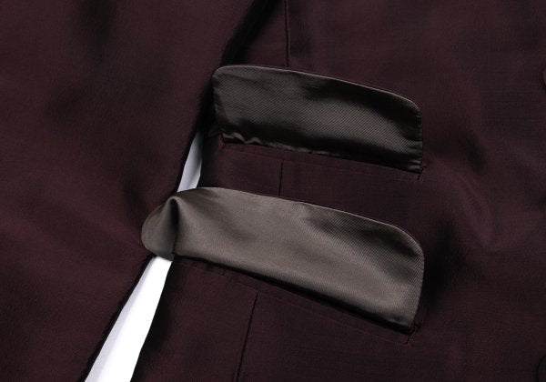 Jean Paul GAULTIER HOMME Poly Blend Jacket Wine Size 48