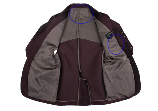Jean Paul GAULTIER HOMME Poly Blend Jacket Wine Size 48