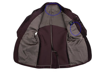 Jean Paul GAULTIER HOMME Poly Blend Jacket Wine Size 48
