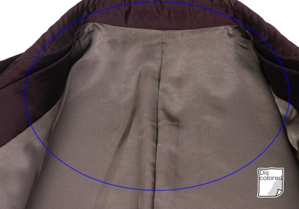 Jean Paul GAULTIER HOMME Poly Blend Jacket Wine Size 48